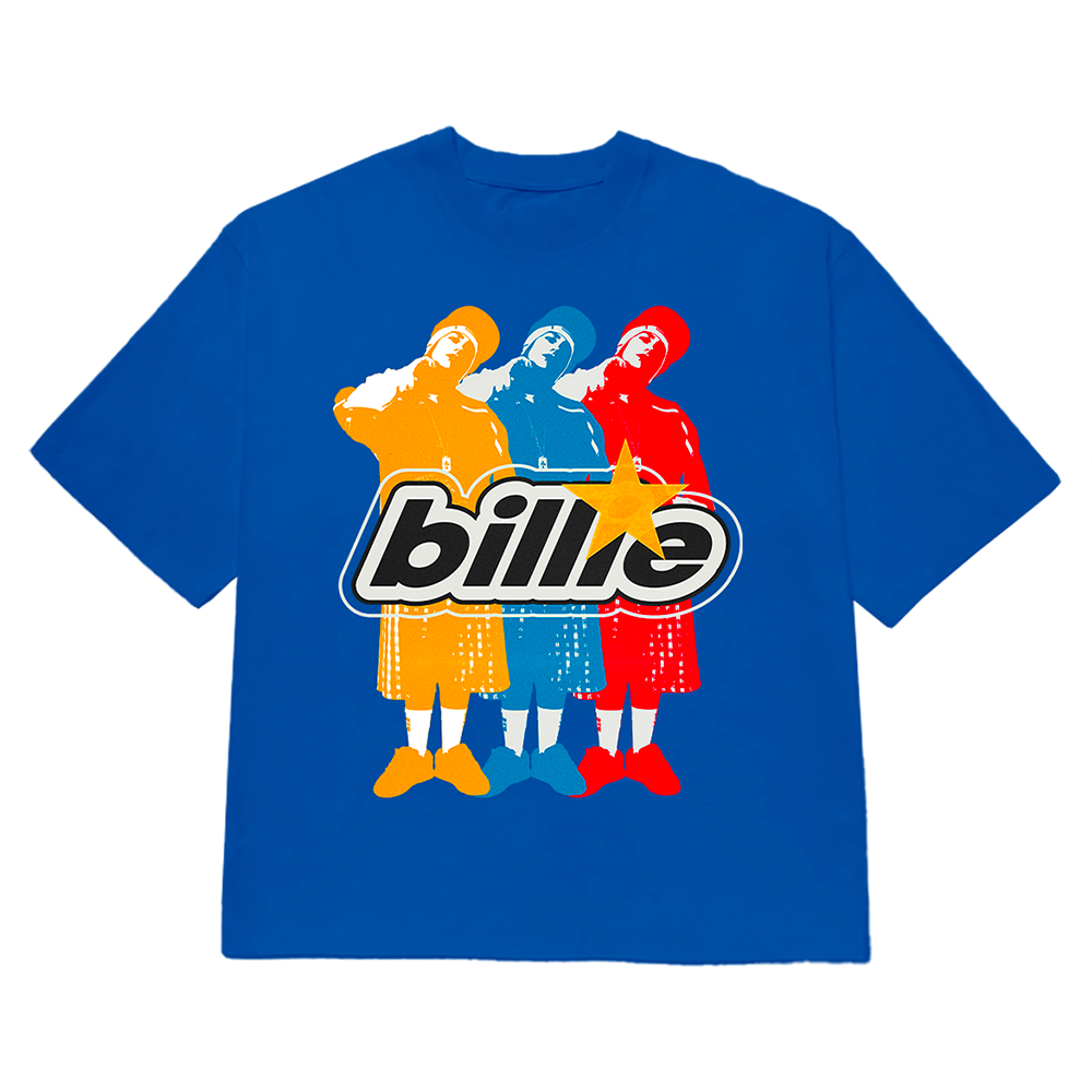 BILLIE REPEAT BLUE TEE