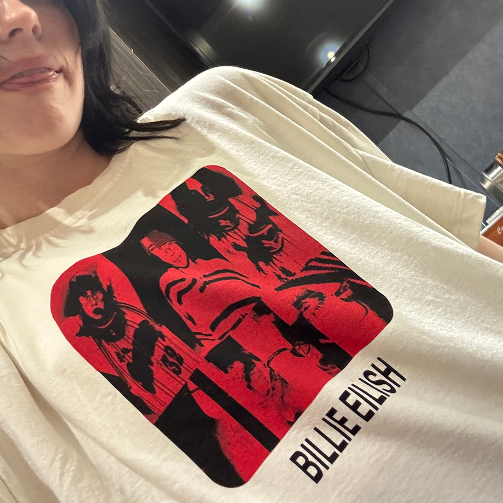 THERMAL BILLIE EILISH COLLAGE PHOTO TEE