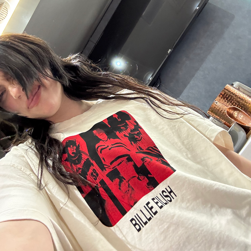 THERMAL BILLIE EILISH COLLAGE PHOTO TEE