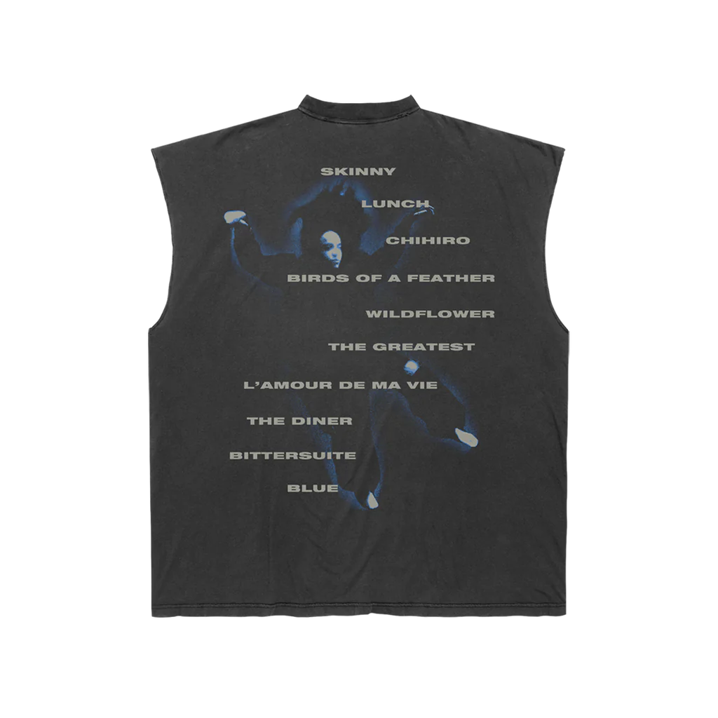 SLEEVELESS TRACKLIST TEE