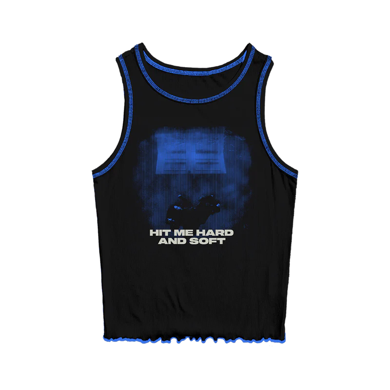 CONTRAST STITCH COVER CROP TANK TOP
