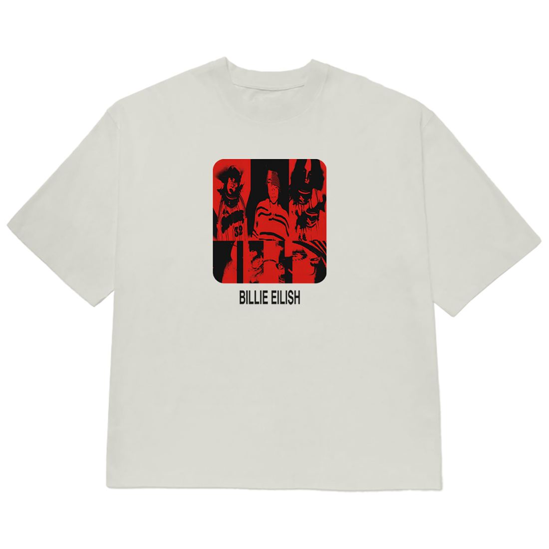 THERMAL BILLIE EILISH COLLAGE PHOTO TEE