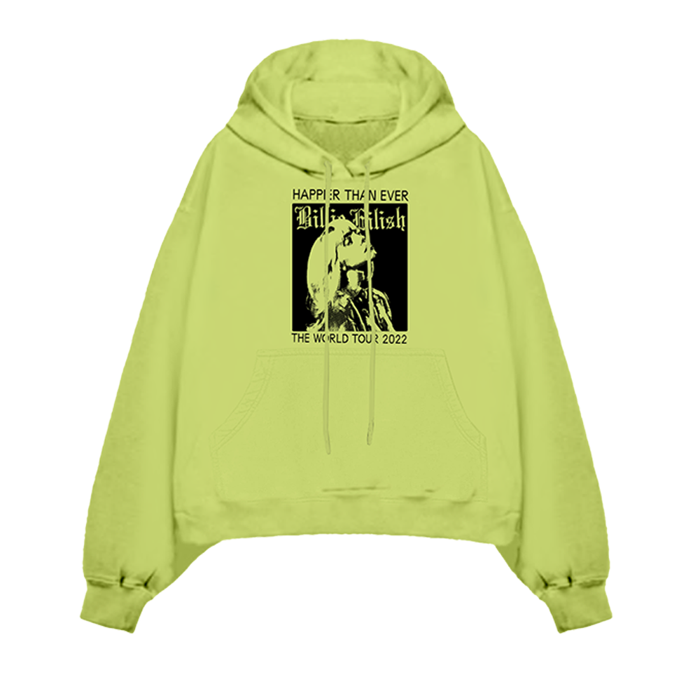 HOMECOMING STAMPED LIME HOODIE
