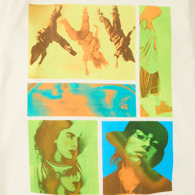 BIRDS OF A FEATHER COLLAGE THERMAL LONG SLEEVE