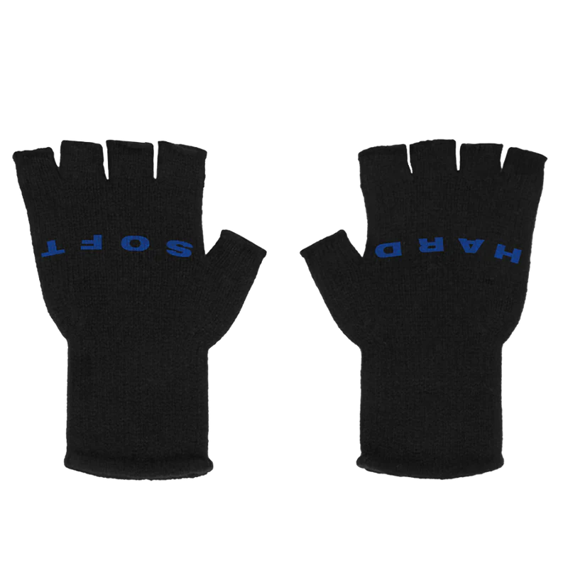 HIT ME HARD AND SOFT FINGERLESS GLOVES