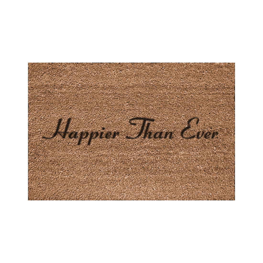 HAPPIER THAN EVER DOORMAT