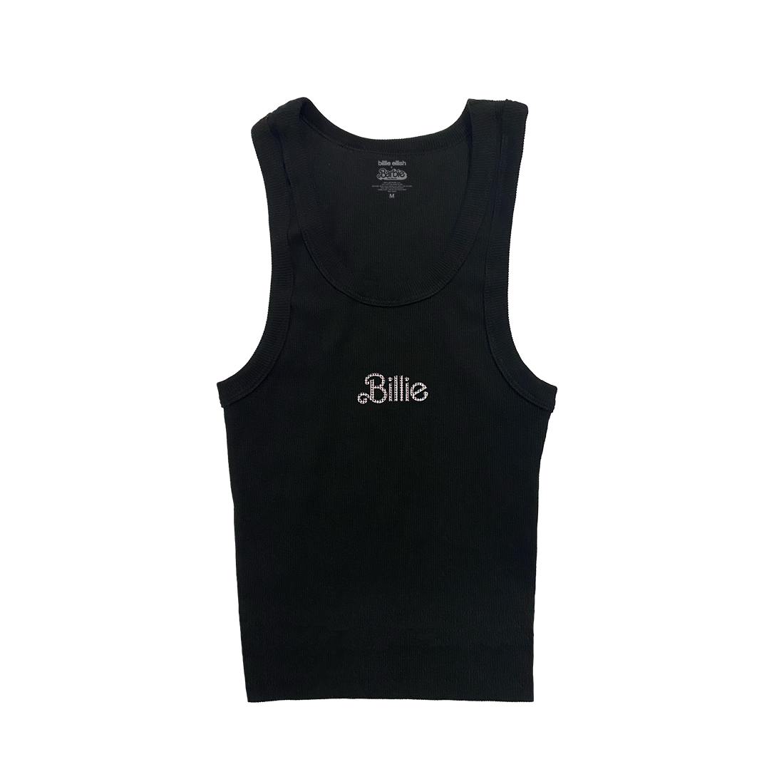 BARBIE X BILLIE EILISH BLACK RIBBED TANK